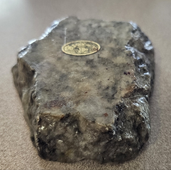 Vintage Action Genuine Italian Alabaster Hand Carved Ashtray - Picture 4 of 11